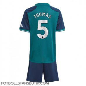 Arsenal Thomas Partey #5 Replika Tredje Tröja Barn 2023-24 Kortärmad (+ Korta byxor)